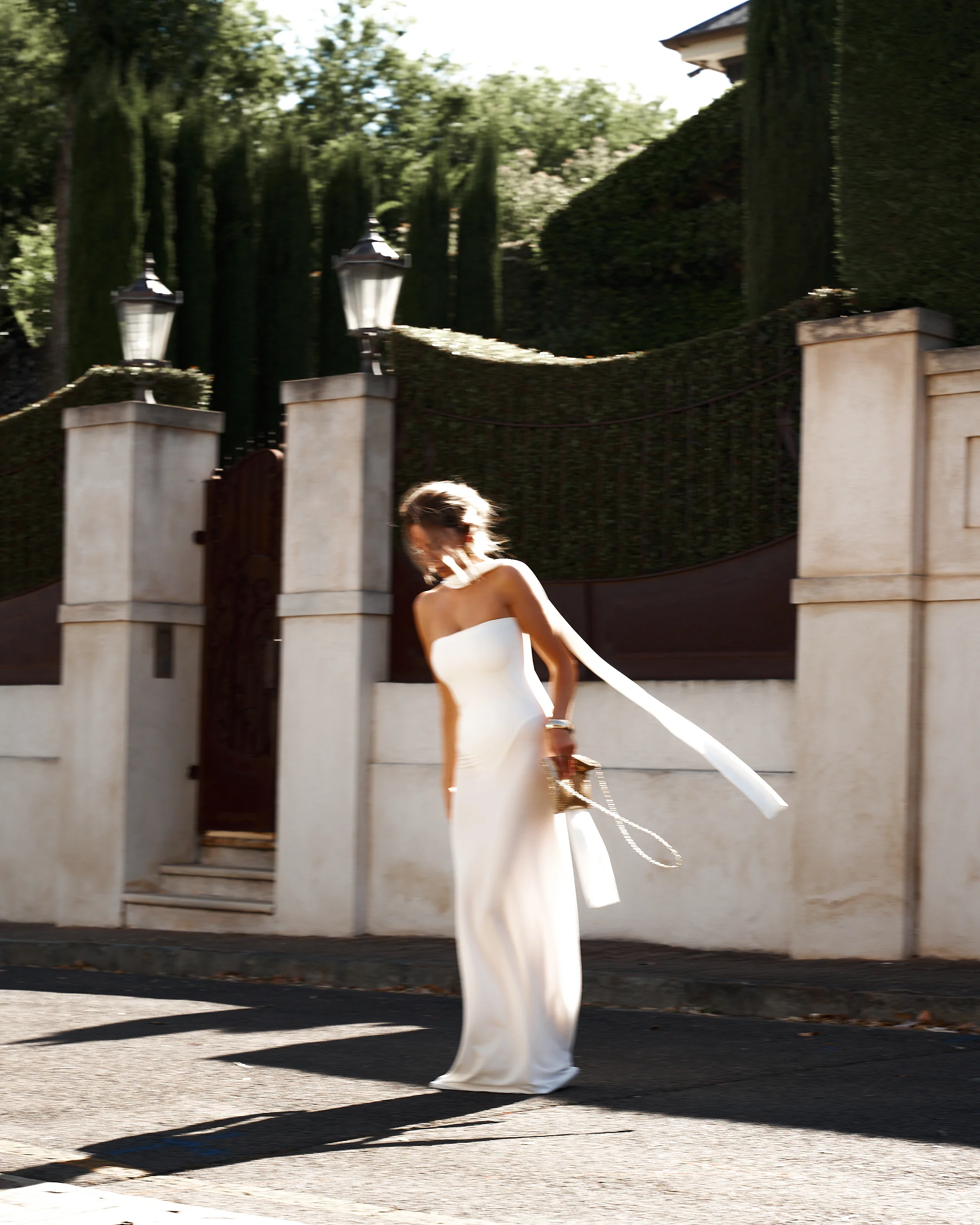 Desi Gown - White - Image 9