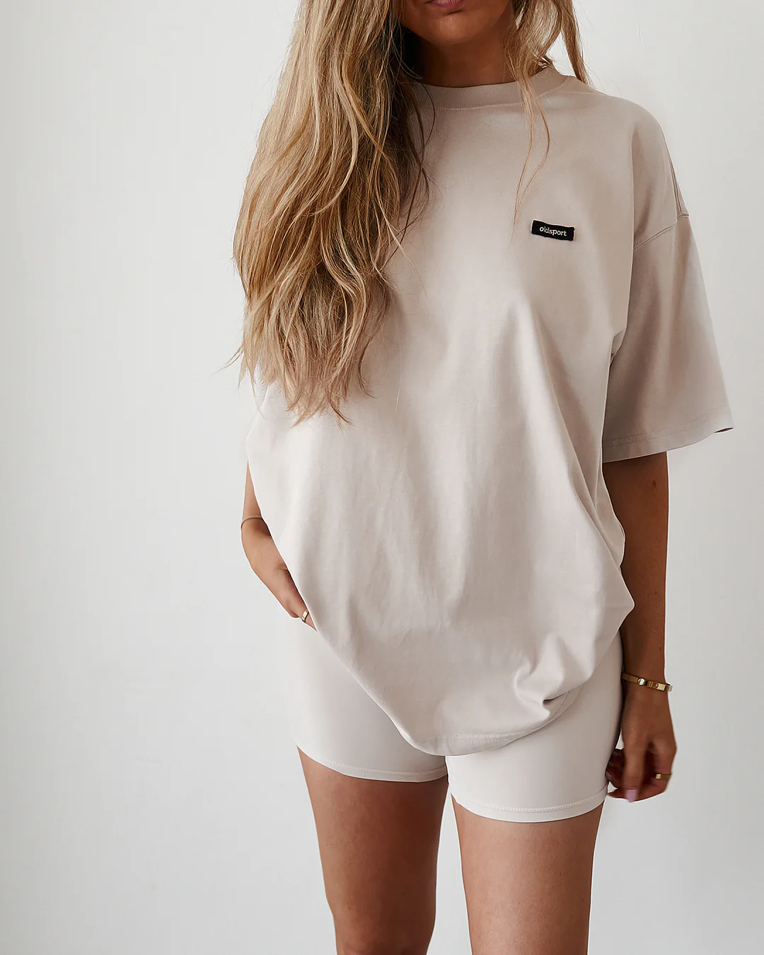 Oversized Tee - Almond - Image 6