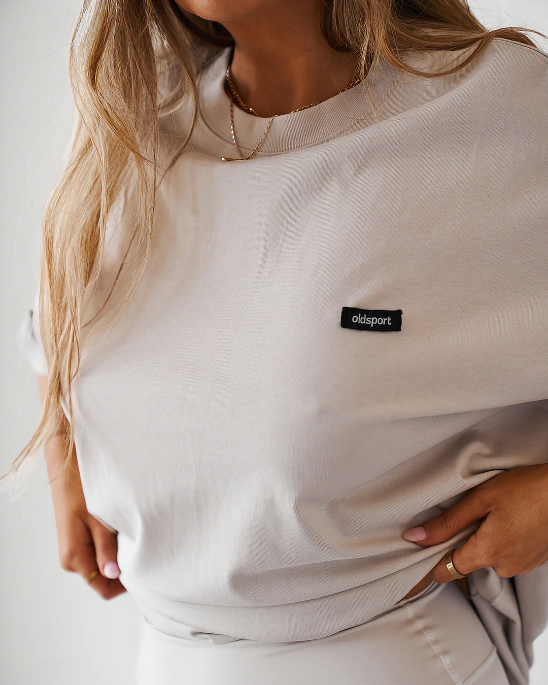 Oversized Tee - Almond - Image 9