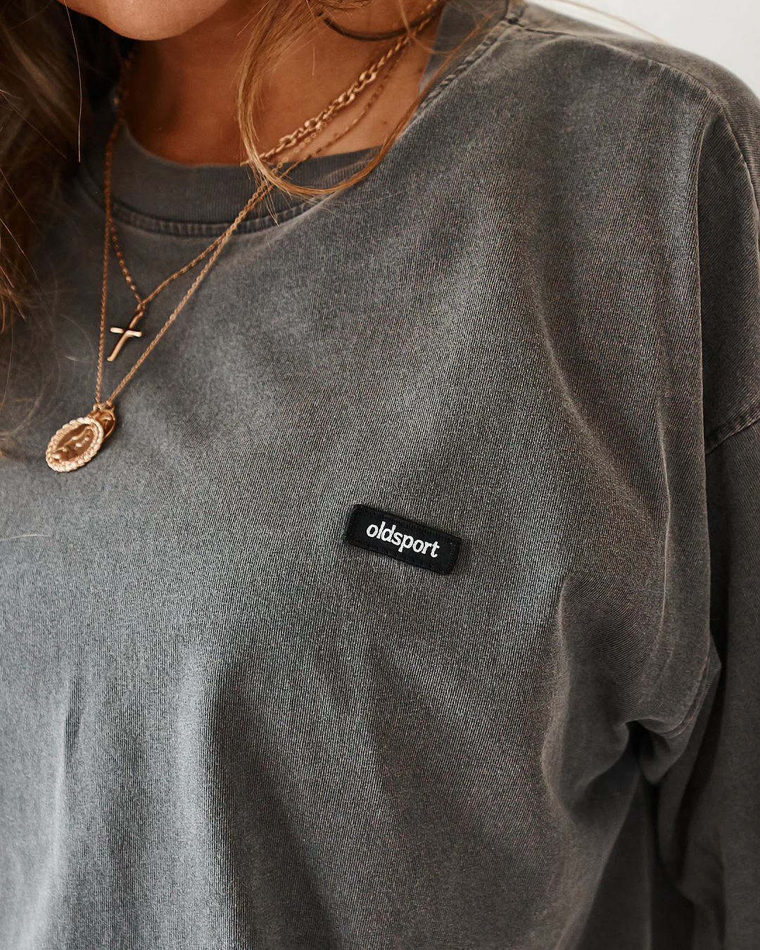 Oversized Tee - Washed Black - Image 7