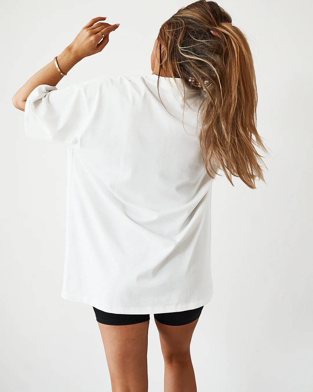 Oversized Tee - White - Image 3