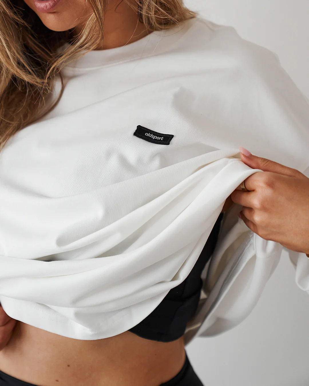 Oversized Tee - White - Image 5