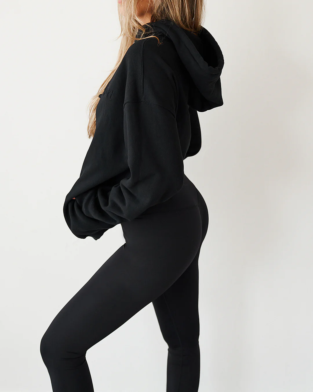 Sports Full Length Leggings - Black - Image 8